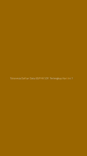 Tampilan Antarmuka Aplikasi Totonesia Daftar Data Sgp Hk Sdy Terlengkap Hari Ini - 1