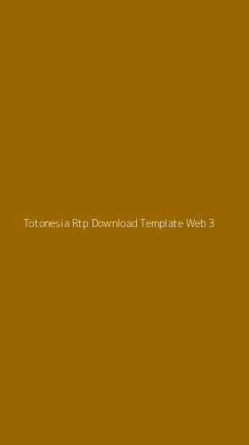 Tampilan Antarmuka Aplikasi Totonesia Rtp Download Template Web - 3