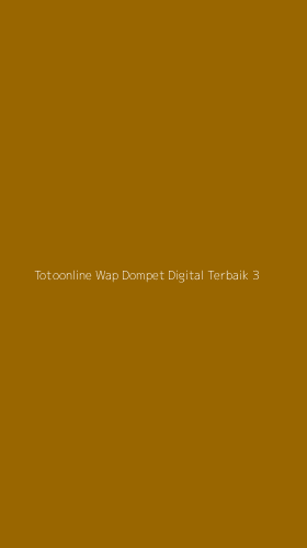 Tampilan Antarmuka Aplikasi Totoonline Wap Dompet Digital Terbaik - 3