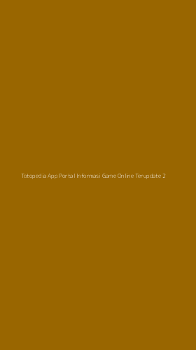 Tampilan Antarmuka Aplikasi Totopedia App Portal Informasi Game Online Terupdate - 2