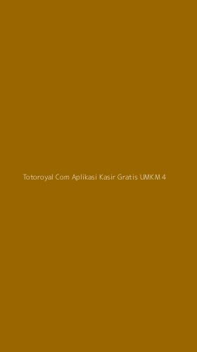 Tampilan Antarmuka Aplikasi Totoroyal Com Aplikasi Kasir Gratis Umkm - 4