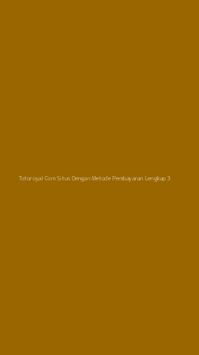 Tampilan Antarmuka Aplikasi Totoroyal Com Situs Dengan Metode Pembayaran Lengkap - 3