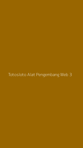 Tampilan Antarmuka Aplikasi Totosloto Alat Pengembang Web - 3