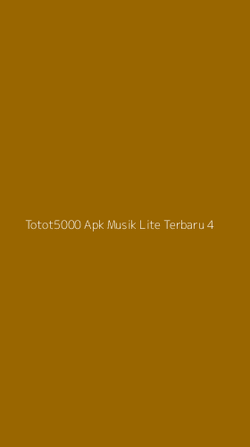 Tampilan Antarmuka Aplikasi Totot5000 Apk Musik Lite Terbaru - 4