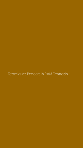 Tampilan Antarmuka Aplikasi Tototixslot Pembersih Ram Otomatis - 1
