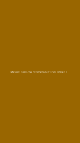 Tampilan Antarmuka Aplikasi Tototogel App Situs Rekomendasi Pilihan Terbaik - 1