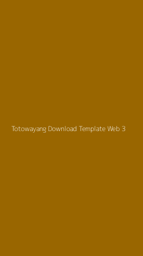 Tampilan Antarmuka Aplikasi Totowayang Download Template Web - 3