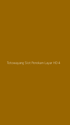Tampilan Antarmuka Aplikasi Totowayang Slot Perekam Layar Hd - 4