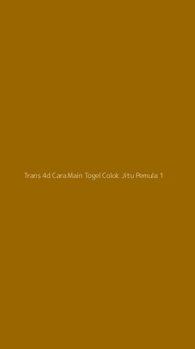Tampilan Antarmuka Aplikasi Trans 4d Cara Main Togel Colok Jitu Pemula - 1