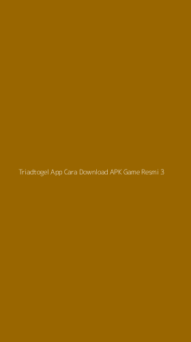 Tampilan Antarmuka Aplikasi Triadtogel App Cara Download Apk Game Resmi - 3