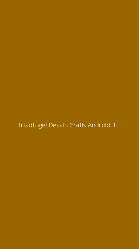 Tampilan Antarmuka Aplikasi Triadtogel Desain Grafis Android - 1