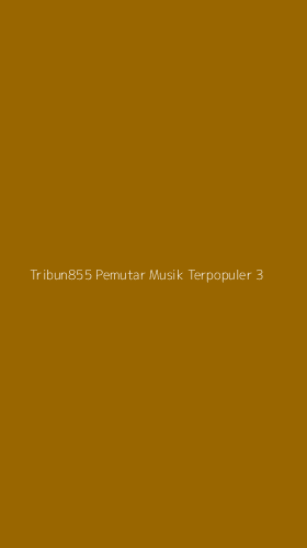 Tampilan Antarmuka Aplikasi Tribun855 Pemutar Musik Terpopuler - 3