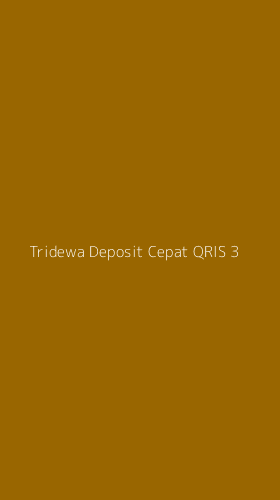Tampilan Antarmuka Aplikasi Tridewa Deposit Cepat Qris - 3