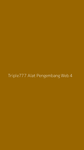 Tampilan Antarmuka Aplikasi Triple777 Alat Pengembang Web - 4