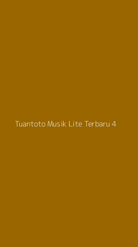 Tampilan Antarmuka Aplikasi Tuantoto Musik Lite Terbaru - 4