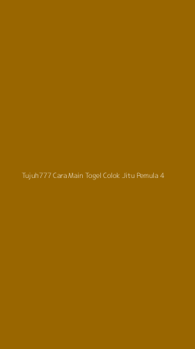 Tampilan Antarmuka Aplikasi Tujuh777 Cara Main Togel Colok Jitu Pemula - 4