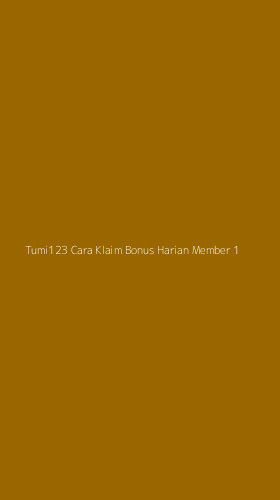 Tampilan Antarmuka Aplikasi Tumi123 Cara Klaim Bonus Harian Member - 1