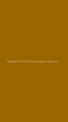 Tampilan Antarmuka Aplikasi Tumpah123 Platform Belajar Online - 2