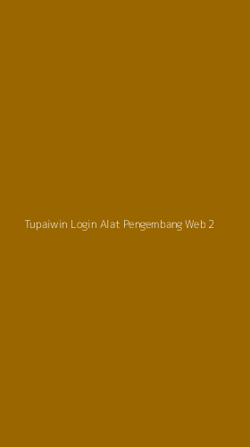 Tampilan Antarmuka Aplikasi Tupaiwin Login Alat Pengembang Web - 2