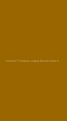 Tampilan Antarmuka Aplikasi Turbowin77 Panduan Lengkap Bermain Aman - 4