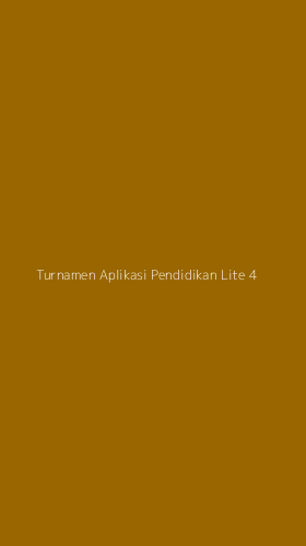 Tampilan Antarmuka Aplikasi Turnamen Aplikasi Pendidikan Lite - 4