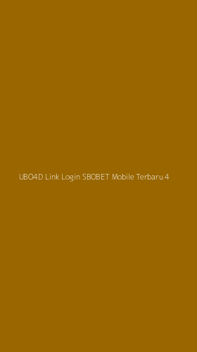 Tampilan Antarmuka Aplikasi Ubo4d Link Login Sbobet Mobile Terbaru - 4