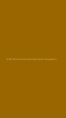 Tampilan Antarmuka Aplikasi Ucok138 Portal Informasi Game Online Terupdate - 3