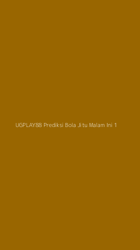 Tampilan Antarmuka Aplikasi Ugplay88 Prediksi Bola Jitu Malam Ini - 1