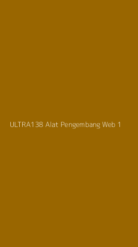 Tampilan Antarmuka Aplikasi Ultra138 Alat Pengembang Web - 1