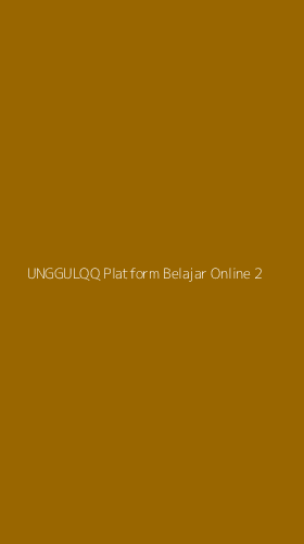 Tampilan Antarmuka Aplikasi Unggulqq Platform Belajar Online - 2