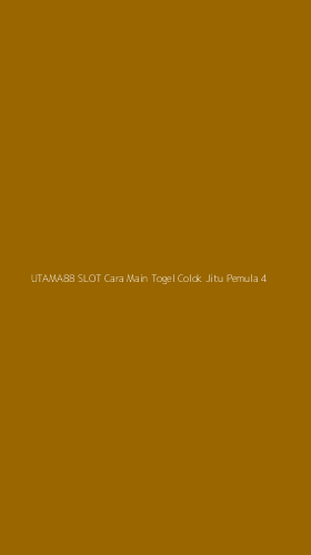 Tampilan Antarmuka Aplikasi Utama88 Slot Cara Main Togel Colok Jitu Pemula - 4