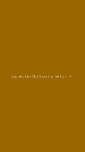 Tampilan Antarmuka Aplikasi Ubgaming Link Slot Gacor Hari Ini Resmi - 4