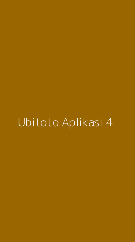 Tampilan Antarmuka Aplikasi Ubitoto Aplikasi - 4
