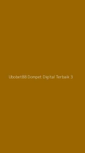 Tampilan Antarmuka Aplikasi Ubobet88 Dompet Digital Terbaik - 3