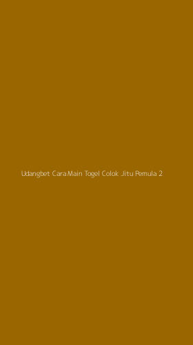 Tampilan Antarmuka Aplikasi Udangbet Cara Main Togel Colok Jitu Pemula - 2