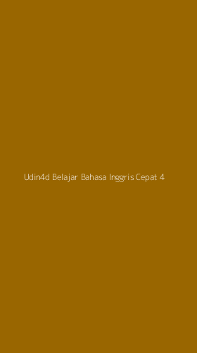 Tampilan Antarmuka Aplikasi Udin4d Belajar Bahasa Inggris Cepat - 4