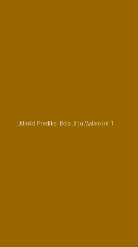 Tampilan Antarmuka Aplikasi Udin4d Prediksi Bola Jitu Malam Ini - 1