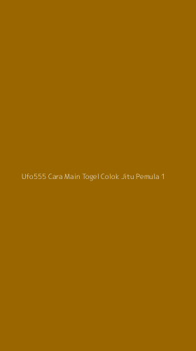 Tampilan Antarmuka Aplikasi Ufo555 Cara Main Togel Colok Jitu Pemula - 1