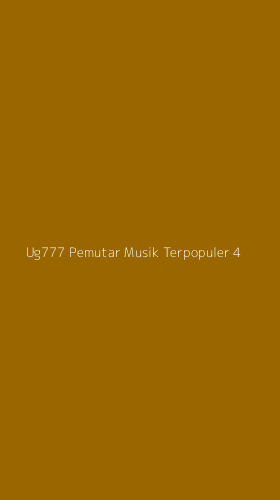 Tampilan Antarmuka Aplikasi Ug777 Pemutar Musik Terpopuler - 4