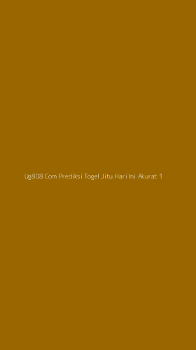 Tampilan Antarmuka Aplikasi Ug808 Com Prediksi Togel Jitu Hari Ini Akurat - 1
