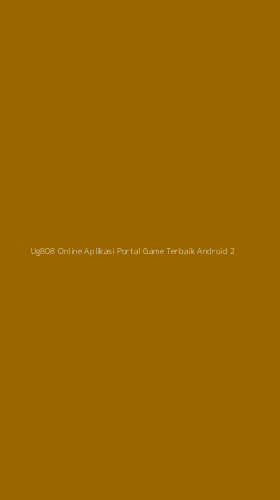 Tampilan Antarmuka Aplikasi Ug808 Online Aplikasi Portal Game Terbaik Android - 2