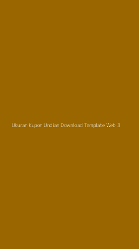 Tampilan Antarmuka Aplikasi Ukuran Kupon Undian Download Template Web - 3