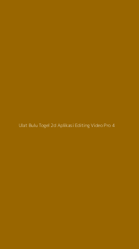 Tampilan Antarmuka Aplikasi Ulat Bulu Togel 2d Aplikasi Editing Video Pro - 4