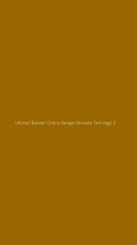 Tampilan Antarmuka Aplikasi Ultima7 Bandar Online Dengan Winrate Tertinggi - 2