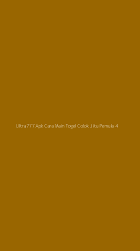 Tampilan Antarmuka Aplikasi Ultra777 Apk Cara Main Togel Colok Jitu Pemula - 4