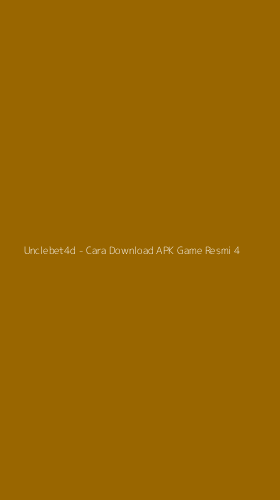 Tampilan Antarmuka Aplikasi Unclebet4d - Cara Download APK Game Resmi - 4