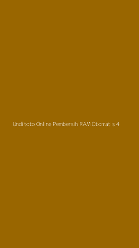 Tampilan Antarmuka Aplikasi Unditoto Online Pembersih Ram Otomatis - 4