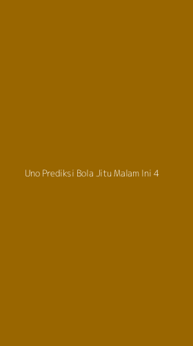 Tampilan Antarmuka Aplikasi Uno Prediksi Bola Jitu Malam Ini - 4