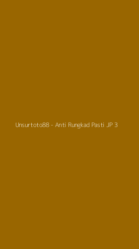 Tampilan Antarmuka Aplikasi Unsurtoto88 - Anti Rungkad Pasti JP - 3