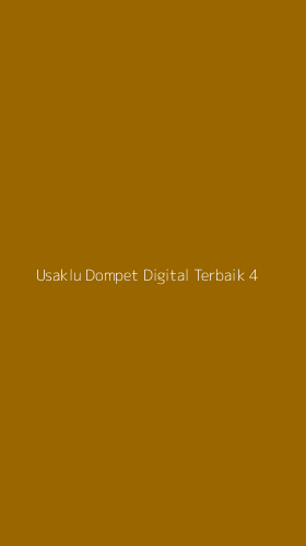 Tampilan Antarmuka Aplikasi Usaklu Dompet Digital Terbaik - 4